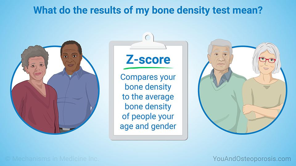 What do the results of my bone density test mean?